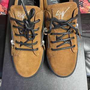 Giuseppe Zanotti Zola Brown Suede Platform Sneaker Size 39 / 6